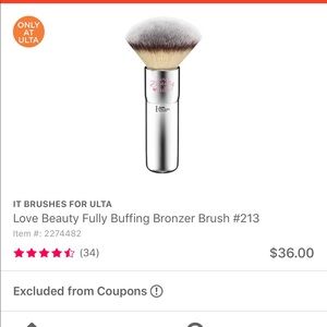 It cosmetics bronzing brush